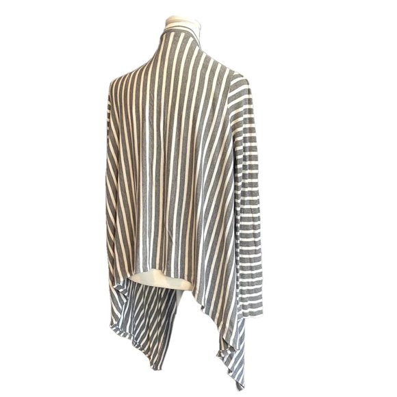 BCBGMAXAZRIA Striped Draped Cardigan - Picture 4 of 8